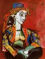 Jacqueline en costume turc 1955 Cubisme